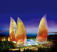 Башни Пламени, Баку.